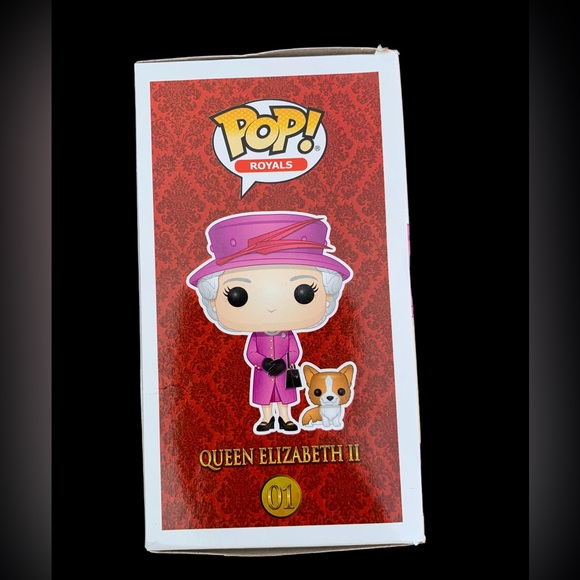 New in Box 2018 Queen Elizabeth II & Corgi Funko Pop Royals British 🇬🇧 - Picture 6 of 14